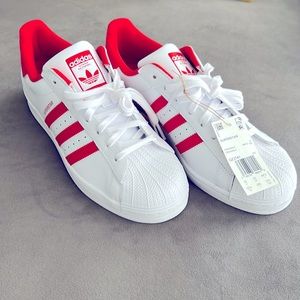 Men’s Adidas SuperStars Size 10.5 (New)